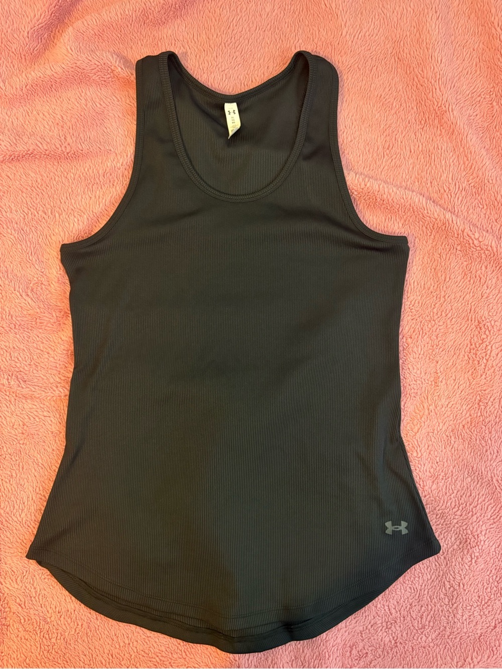 Under Armour Black Ribbed Racerback Tank